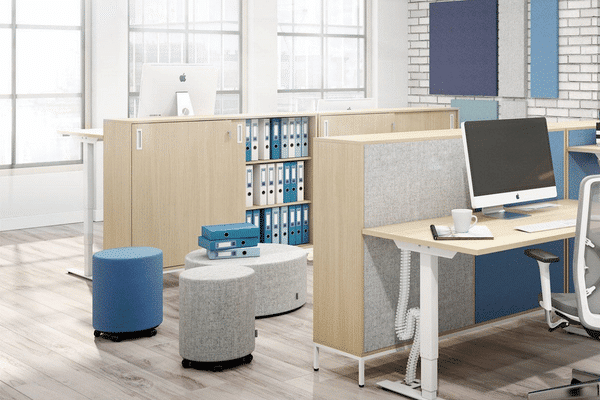 Giro - Round Fabric Stools - Add Office