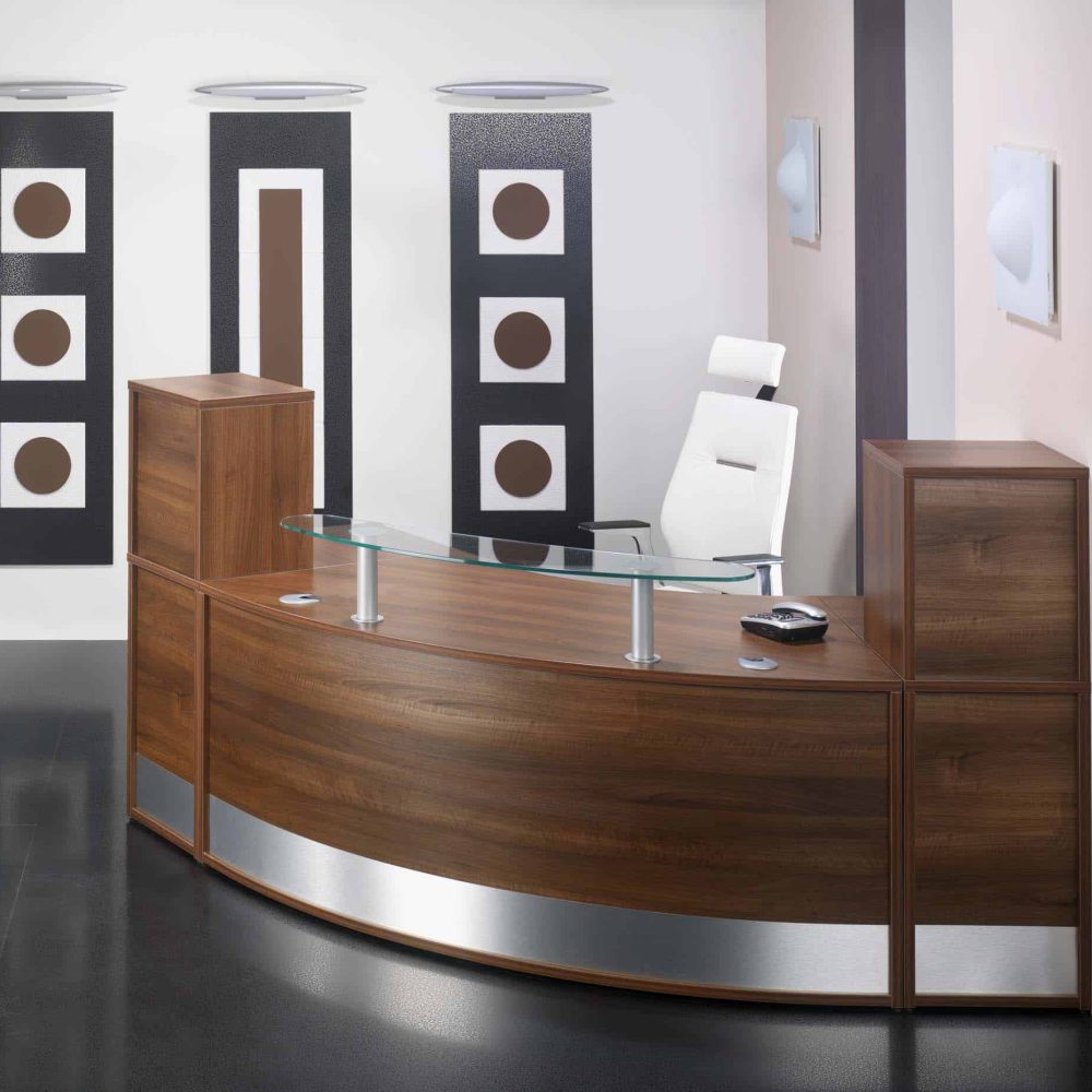 Modular Curved Reception Desk For Your Office - View Now
